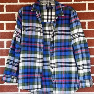 Madewell Larchmont Plaid Button Down w/ Pockets